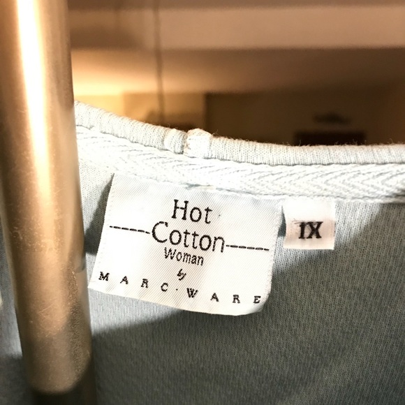 Sz 1x Hot Cotton zip up hoodie..nwot - Picture 3 of 5